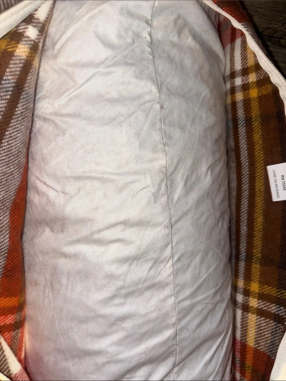 Nido plaid throw